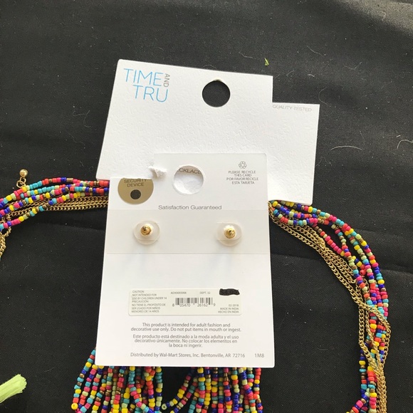 Beaded Necklace and Earrings       NWT - Picture 4 of 4